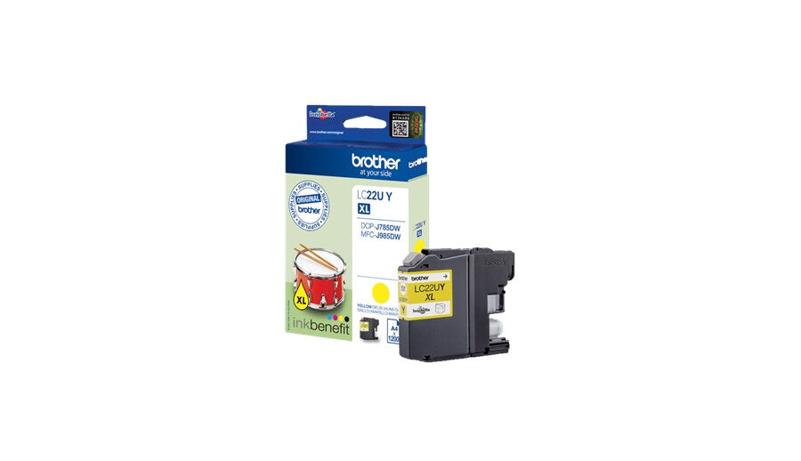 Brother LC-22UY ink cartridge Original High (XL) Yield Yellow