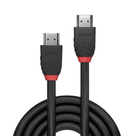 Lindy 2m 8K60Hz HDMI Cable, Black Line