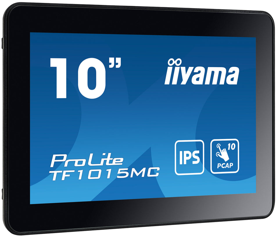 iiyama TF1015MC-B3 Signage Display Interactive flat panel 25.6 cm (10.1") LED 500 cd/m² HD Black Touchscreen