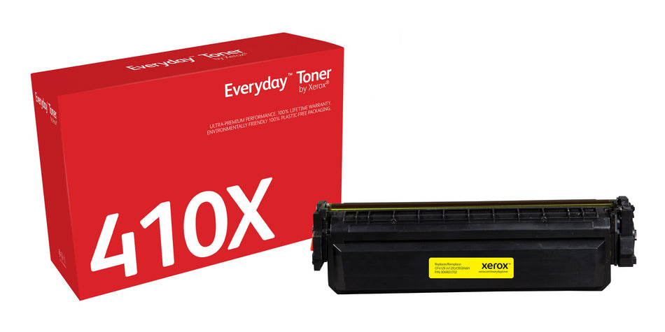 Everyday ™ Yellow Toner by Xerox compatible with HP 410X (CF412X), High capacity