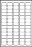 Avery Clear Mini Label- Ink jet - J8551 Transparent