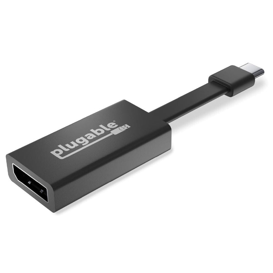 Plugable Technologies USB C to DisplayPort Adapter 4K 60Hz - Driverless Thunderbolt 3 to DisplayPort Adapter Compatible with MacBook Pro, Windows, Chromebooks, iPad Pro, Dell XPS, and more