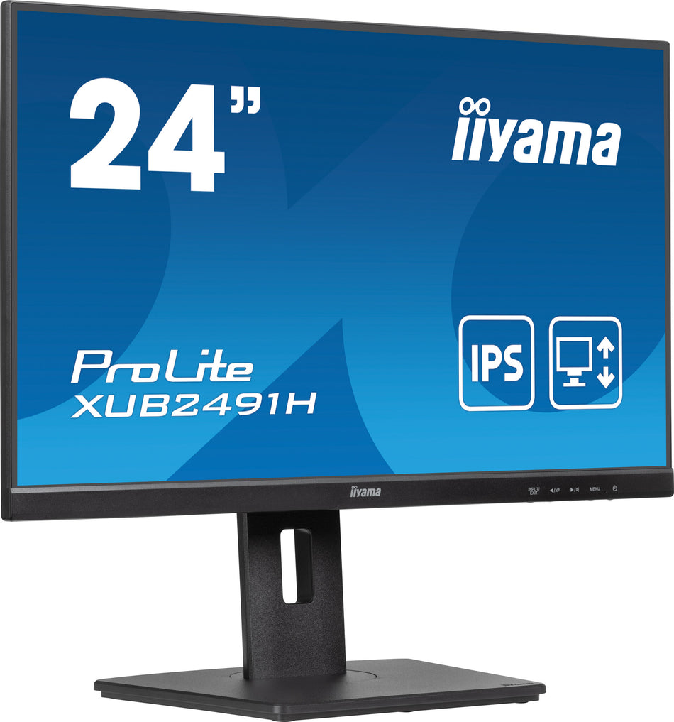 iiyama ProLite XUB2491H-B1 computer monitor 60.5 cm (23.8") 1920 x 1080 pixels Full HD LED Black