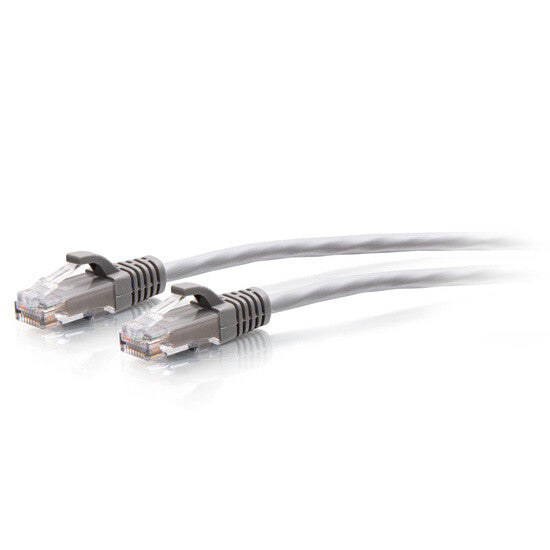 C2G 1.8m Cat6a Snagless Unshielded (UTP) Slim Ethernet Patch Cable - Grey