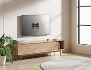 Manhattan Wall Mount for TV & Monitors (Fixed Ultra Slim), For screens 23" to 42", VESA compatibility: all between 75x75mm to 200x200mm - check the dimensions of the four mounting holes on back of screen to ensure it fits, Max 45kg, Black, Bracket