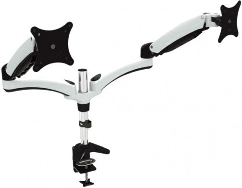 Amer Mounts HYDRA2 monitor mount / stand 71.1 cm (28") Desk Black, Chrome, White