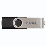 Hama 8GB Rotate USB flash drive USB Type-A 2.0 Black, Silver