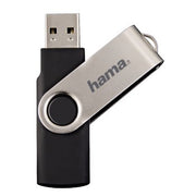 Hama 8GB Rotate USB flash drive USB Type-A 2.0 Black, Silver