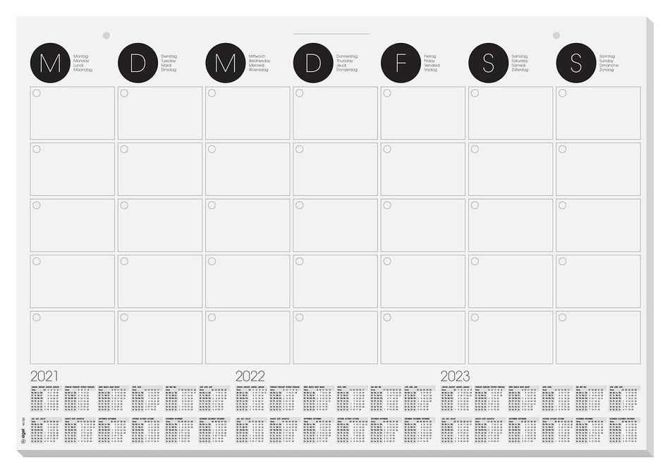 Sigel HO550 desk pad Paper Grey