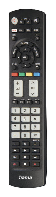 Hama 00221064 remote control IR Wireless TV Press buttons