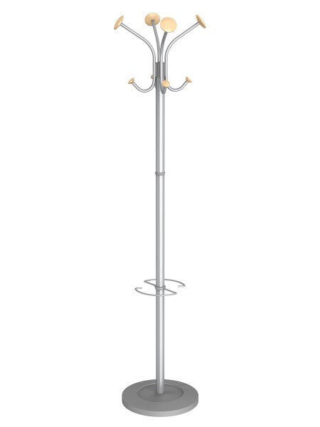 Alba PMVIENA coat rack Floorstanding 8 hook(s) Silver