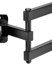 Manhattan Wall Mount for TV & Monitors (Full Motion), For screens 32" to 55", VESA compatibility: all between 100x100mm to 400x400mm - check the dimensions of the four mounting holes on back of screen to ensure it fits, Max 35kg, Black, Bracket