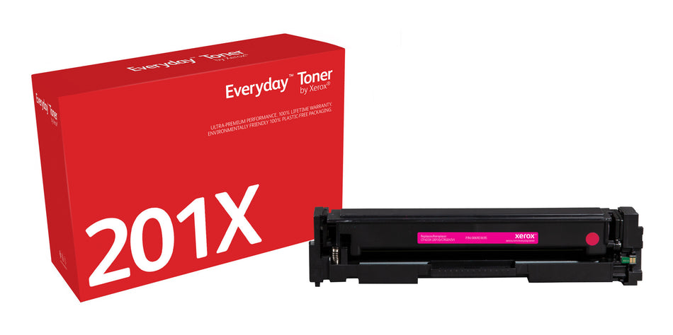 Everyday ™ Magenta Toner by Xerox compatible with HP 201X (CF403X), High capacity