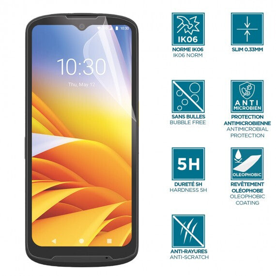 Mobilis 036295 mobile phone screen/back protector Clear screen protector Zebra 1 pc(s)