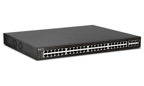 DrayTek VSP2540XS-K network switch Managed L2+/L3 Gigabit Ethernet (10/100/1000) Power over Ethernet (PoE) 1U Black