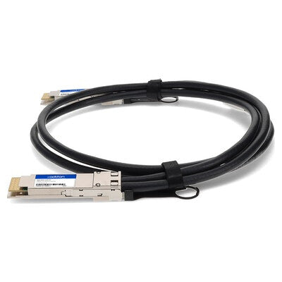 AddOn Networks QDD-400G-CU2M-AO InfiniBand/fibre optic cable 2 m QSFP-DD Black, Silver