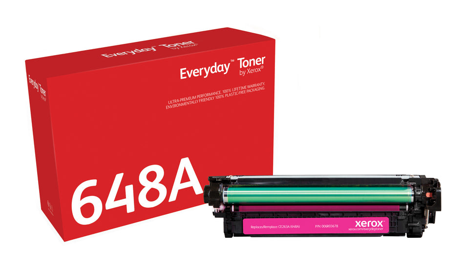 Everyday ™ Magenta Toner by Xerox compatible with HP 648A (CE263A), Standard capacity