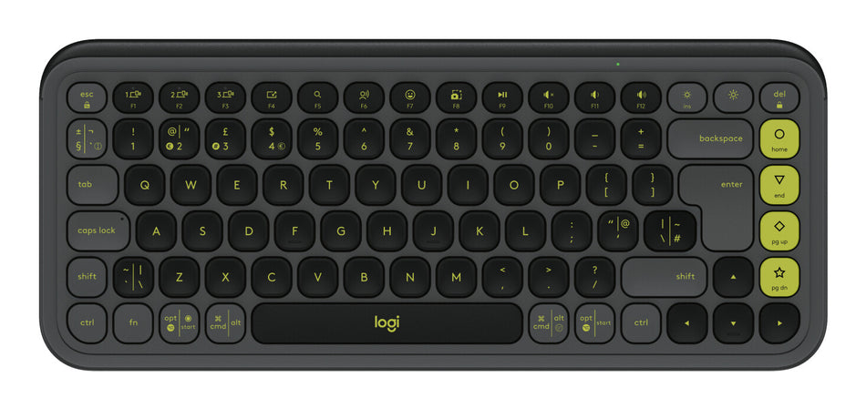 Logitech POP Icon Keys keyboard Universal Bluetooth QWERTY UK English Graphite, Green