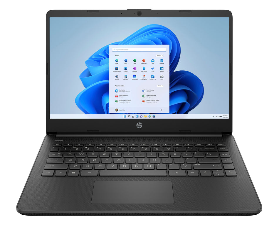 HP 14s-dq5021na Intel® Core™ i5 i5-1235U Laptop 35.6 cm (14") Full HD 8 GB DDR4-SDRAM 512 GB SSD Wi-Fi 5 (802.11ac) Windows 11 Home Black