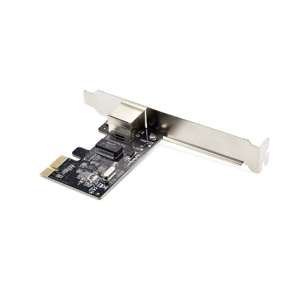 StarTech.com 1-Port Gigabit PCIe Network Adapter Card, 10/100/1000Mbps PCI Express LAN Card, NIC, Realtek RTL8111H, Works with Windows and Linux, TAA Compliant