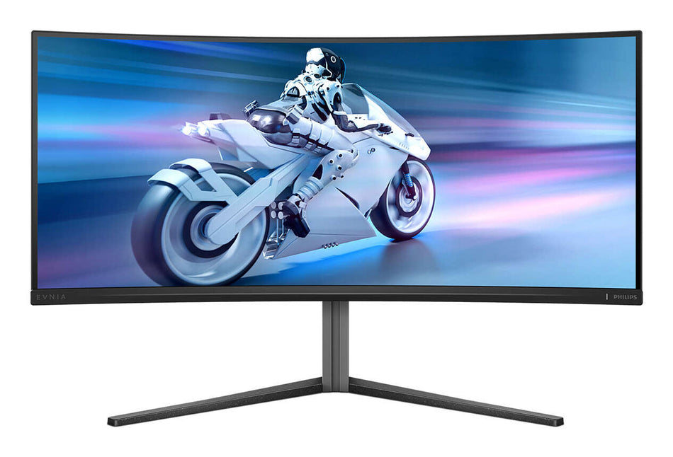 Philips Evnia 34M2C6500/00 computer monitor 86.4 cm (34") 3440 x 1440 pixels Wide Quad HD QD-OLED Grey