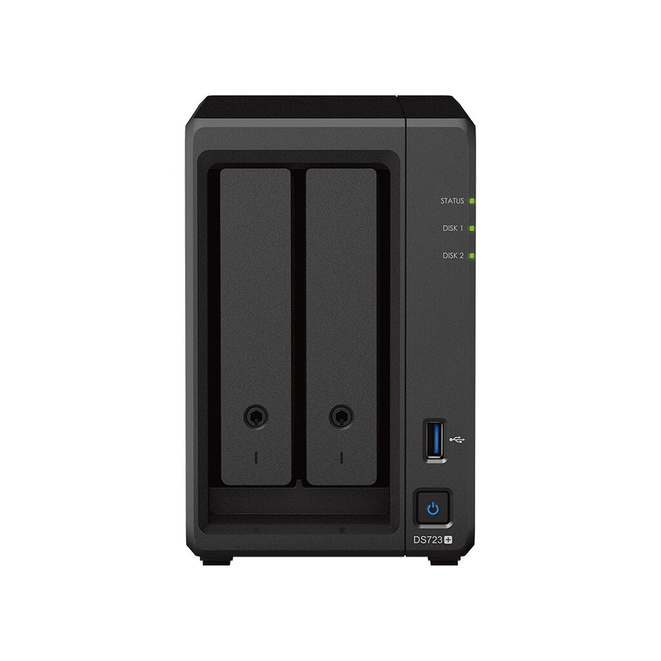 Synology DiskStation DS723+ NAS/storage server Tower Ryzen Embedded R1600 2 GB DDR4 DiskStation Manager Black