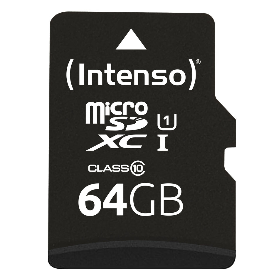 Intenso 3423490 memory card 64 GB MicroSDXC UHS-I Class 10