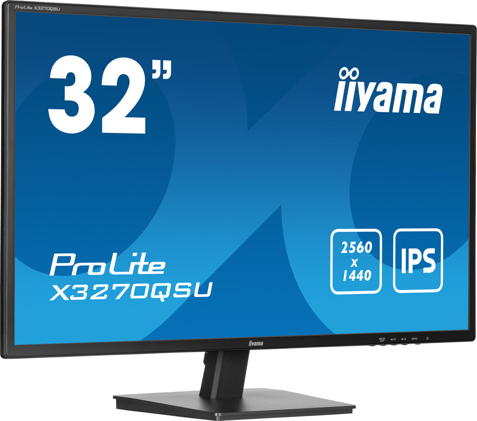 iiyama ProLite X3270QSU-B1 computer monitor 81.3 cm (32") 2560 x 1440 pixels Wide Quad HD LED Black