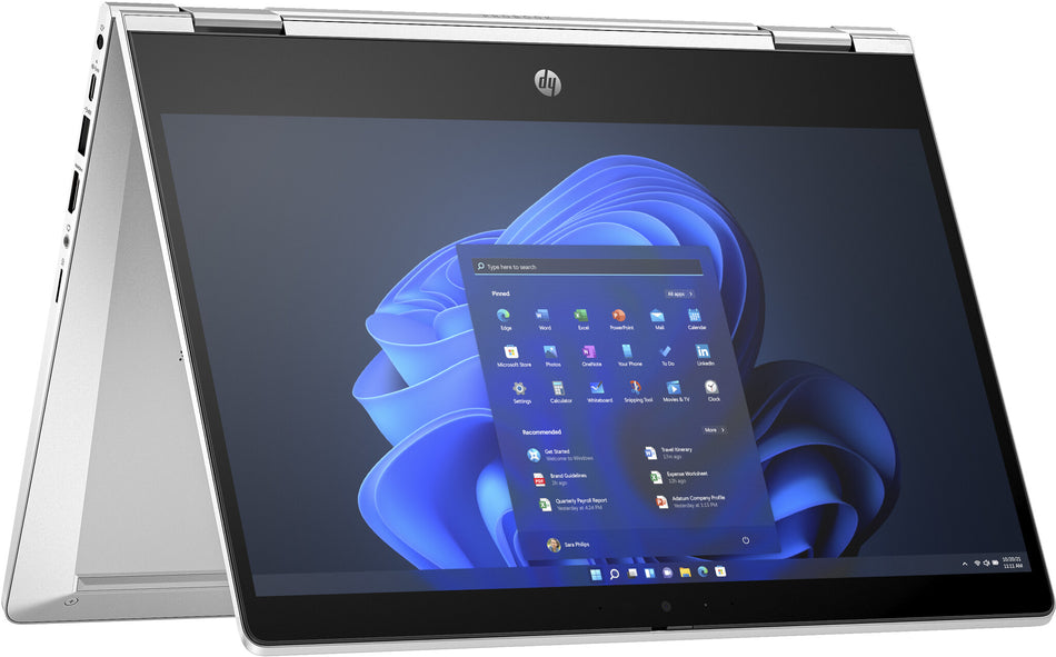HP Pro x360 435 13.3 inch G10 Notebook PC Wolf Pro Security Edition AMD Ryzen™ 5 7530U Hybrid (2-in-1) 33.8 cm (13.3") Touchscreen Full HD 16 GB DDR4-SDRAM 512 GB SSD Wi-Fi 6 (802.11ax) Windows 11 Pro Silver