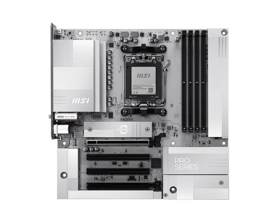 MSI AM5 PRO B850M-A WIFI PZ M-ATX AMD B850 Socket AM5 micro ATX