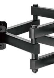 Manhattan Wall Mount for TV & Monitors (Full Motion), For screens 32" to 65", VESA compatibility: all between 100x100mm to 600x400mm - check the dimensions of the four mounting holes on back of screen to ensure it fits, Max 40kg, Black, Bracket, Lifetime
