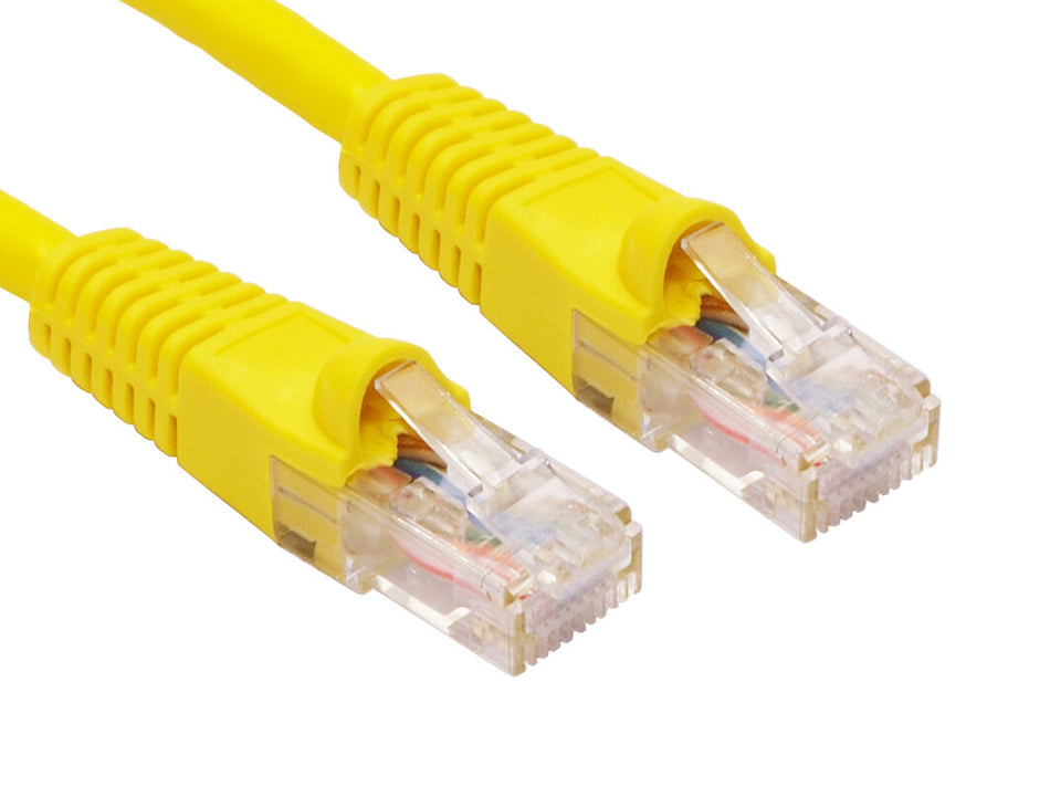 Cables Direct B6LZ-601Y networking cable Yellow 1 m Cat6 U/UTP (UTP)