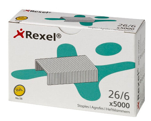 Rexel No. 56 (26/6) Staples (5000)