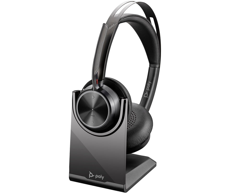 POLY Voyager Focus 2 USB-C-C Headset +USB-C/A Adapter