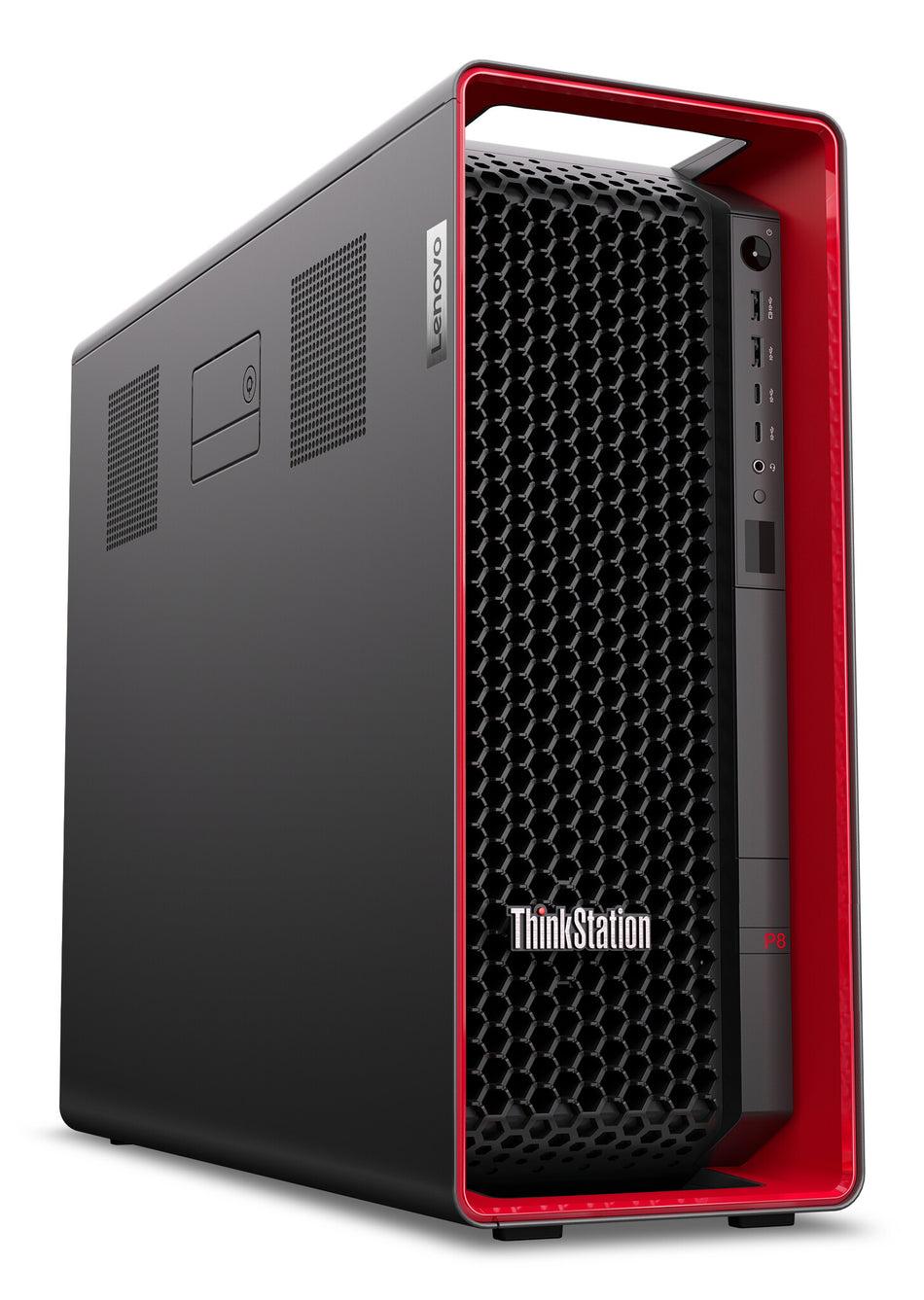 Lenovo ThinkStation P8 AMD Ryzen Threadripper PRO 7945WX 32 GB DDR5-SDRAM 1 TB SSD Windows 11 Pro Tower Workstation Black