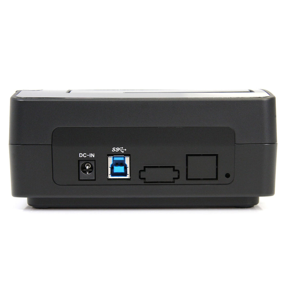 StarTech.com Single Bay USB 3.0 to SATA Hard Drive Docking Station, USB 3.0 (5 Gbps) Hard Drive Dock, External 2.5/3.5" SATA I/II/III HDD/SSD Docking Station, Top-Loading Hard Drive Bay