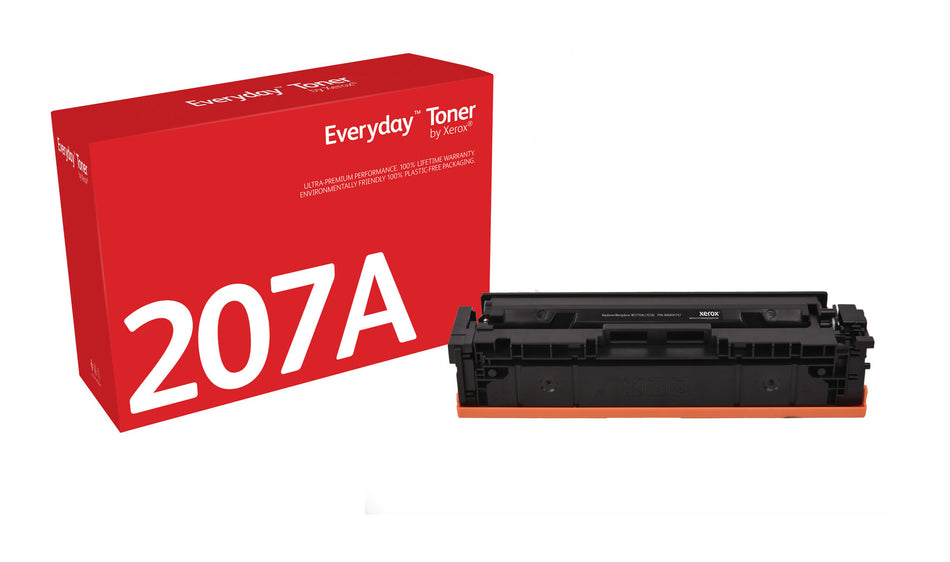 Everyday ™ Black Toner by Xerox compatible with HP 207A (W2210A), Standard capacity