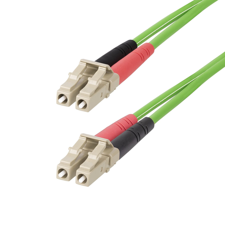 StarTech.com 10m (32.8ft) LC to LC (UPC) OM5 Multimode Fiber Optic Cable, 50/125µm Duplex LOMMF Zipcord, VCSEL, 40G/100G, LSZH Fiber Jumper Cord