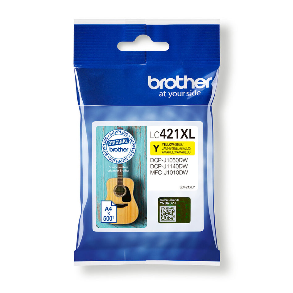 Brother LC421XLY ink cartridge 1 pc(s) Original Yellow