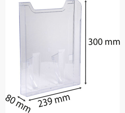 Exacompta 64658D desk tray/organizer Polystyrene Transparent