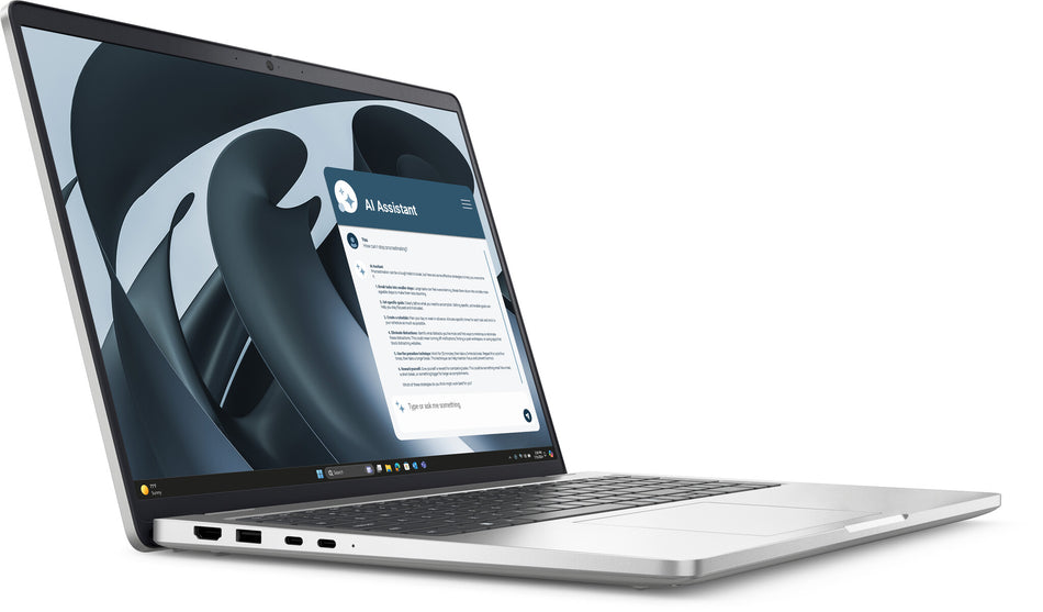 DELL Pro 16 Plus PB16255 Copilot+ PC AMD Ryzen AI 5 340 Laptop 40.6 cm (16") Full HD+ 16 GB LPDDR5x-SDRAM 512 GB SSD Wi-Fi 7 (802.11be) Windows 11 Pro UK English Aluminium