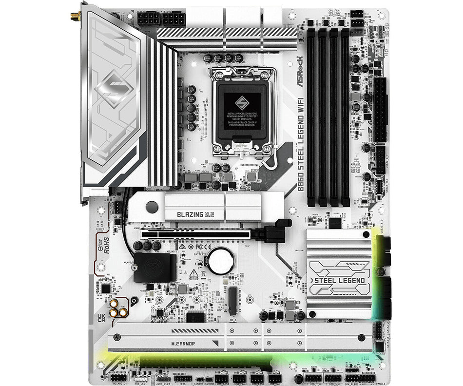 Asrock B860 Steel Legend WiFi Intel B860 LGA 1851 (Socket V1) ATX