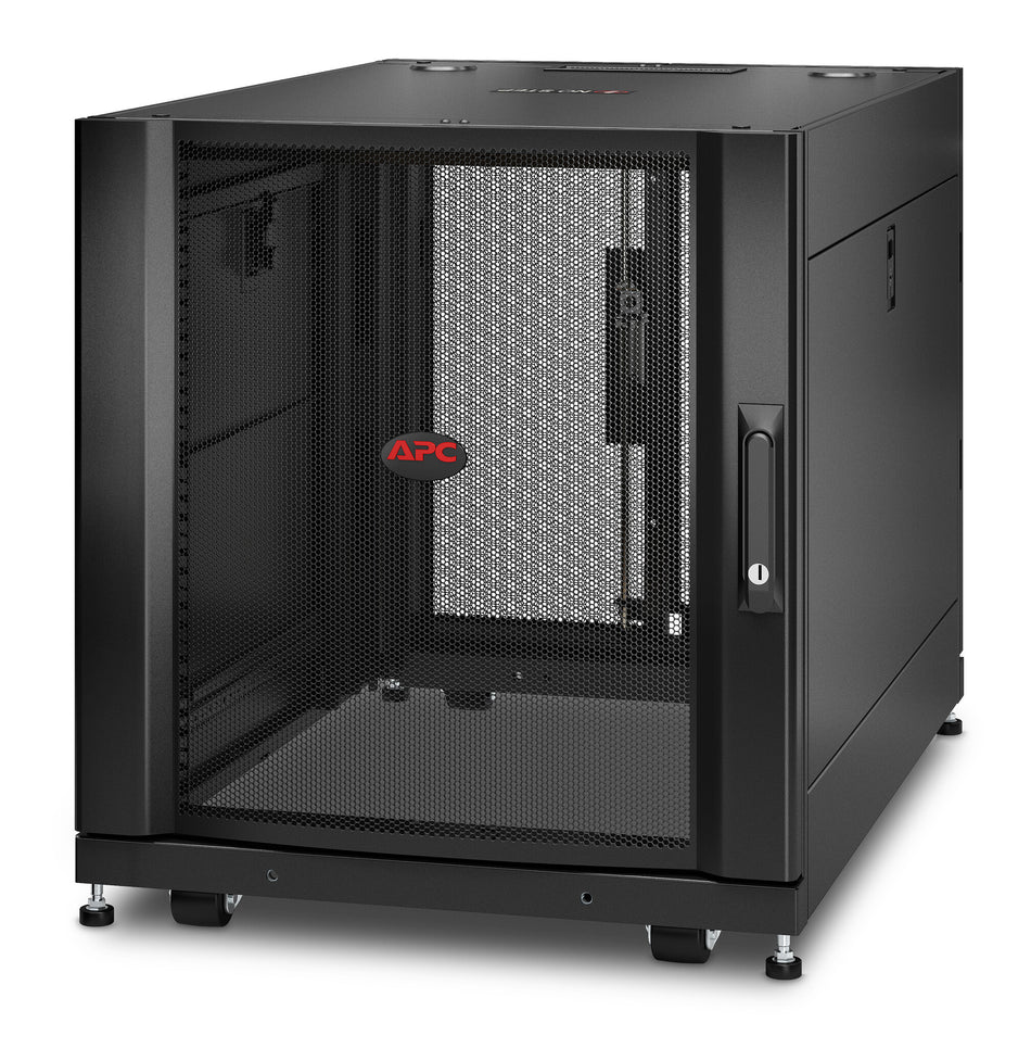 APC NetShelter SX, Server Rack Enclosure, 12U, Black, 658H x 600W x 900D mm