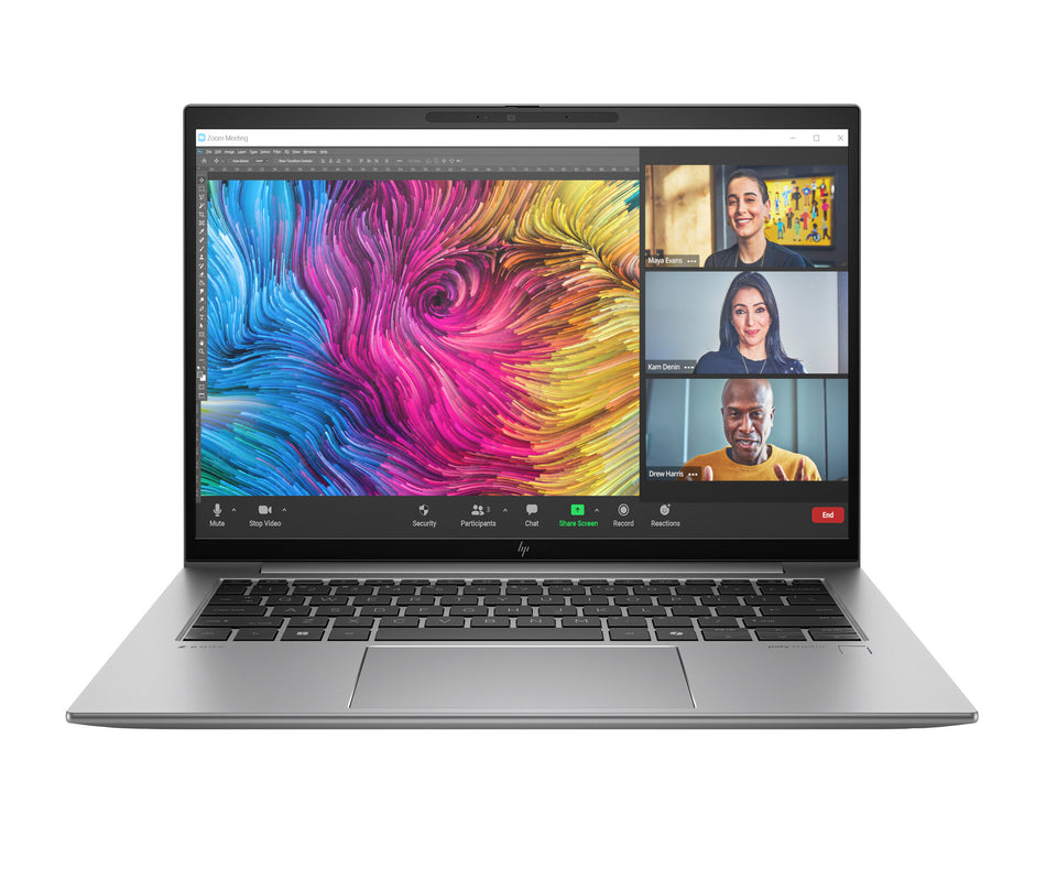 HP ZBook Firefly G11 Intel Core Ultra 7 155H Mobile workstation 35.6 cm (14") WUXGA 16 GB DDR5-SDRAM 512 GB SSD NVIDIA RTX A500 Wi-Fi 6E (802.11ax) Windows 11 Pro AI PC, AI Workstation Silver