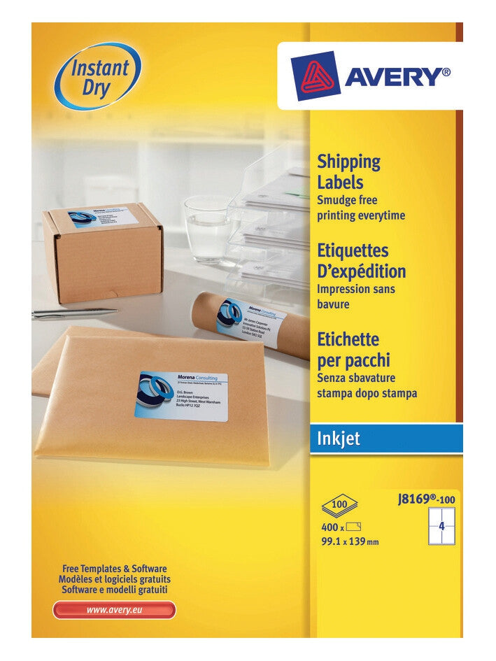 Avery Inkjet Addressing Labels