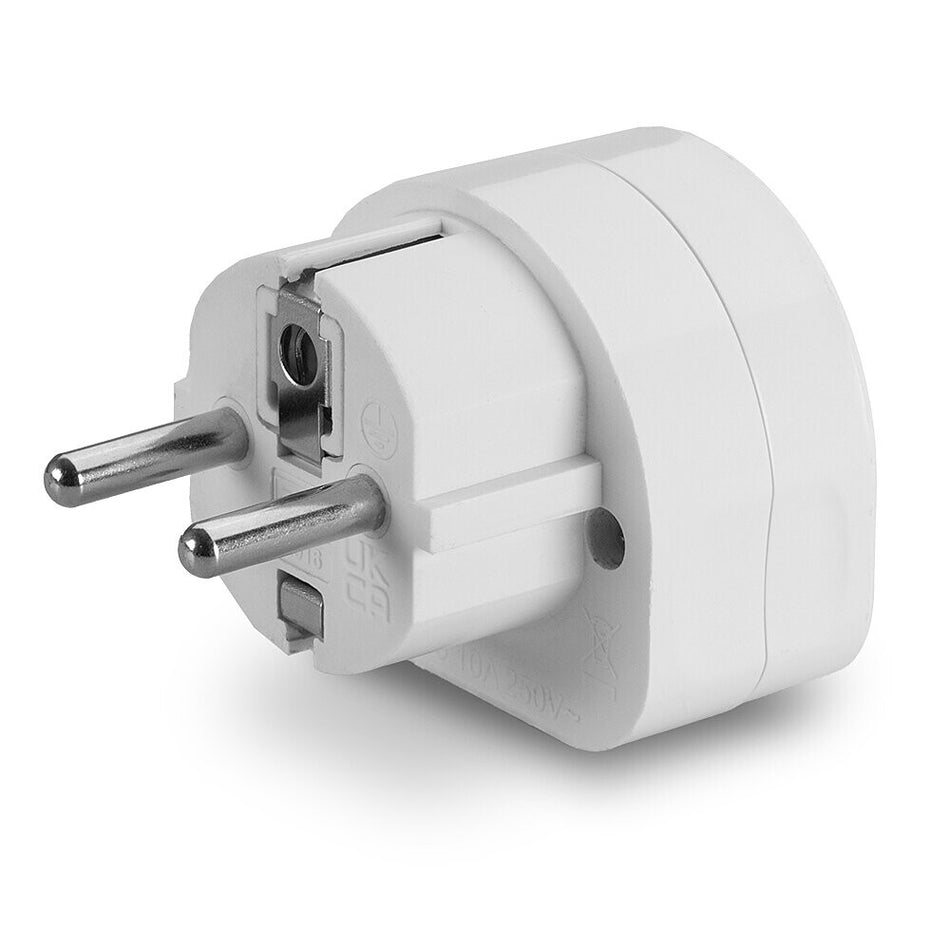 Lindy UK to Euro Adapter Travel Plug, White