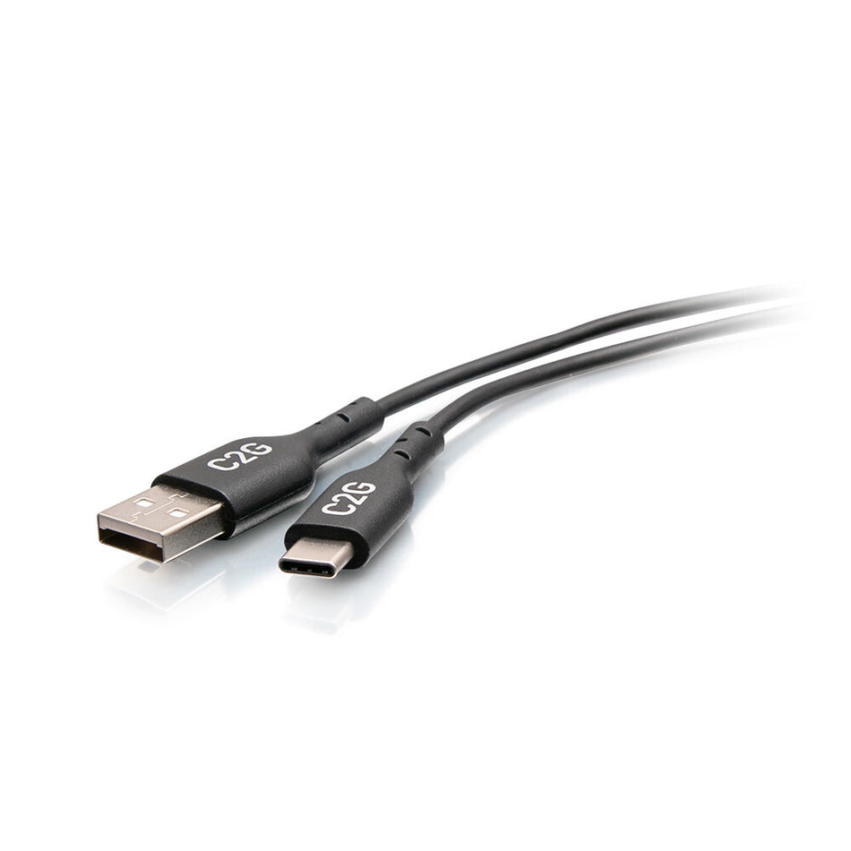 C2G 1.5ft (0.46m) USB-C® Male to USB-A Male Cable - USB 2.0 (480Mbps)