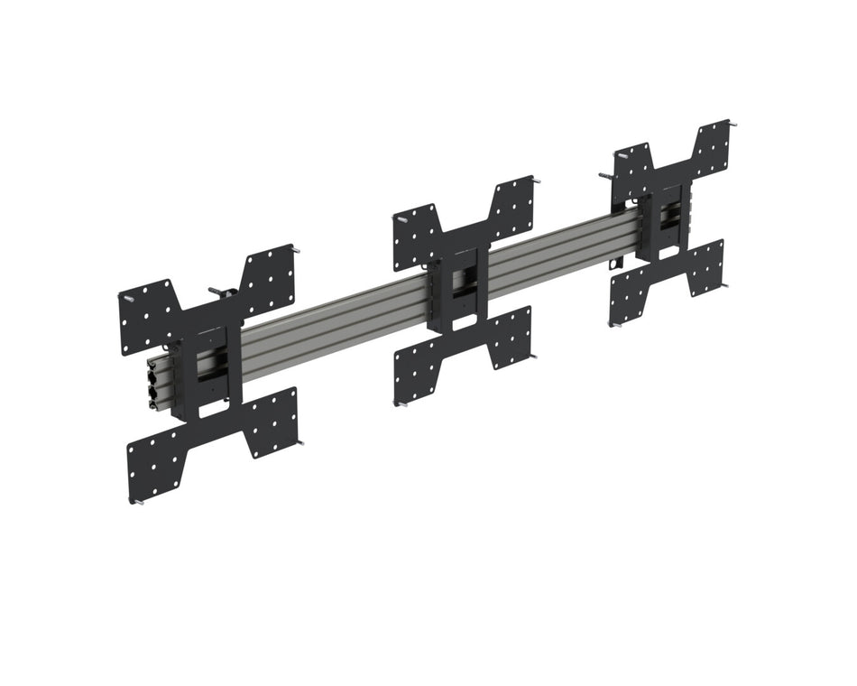 Ergonomic Solutions SpacePole Digital Signage Menu board mount, with tilt, for 3 screens (portrait) up to 55" (max VESA 400)