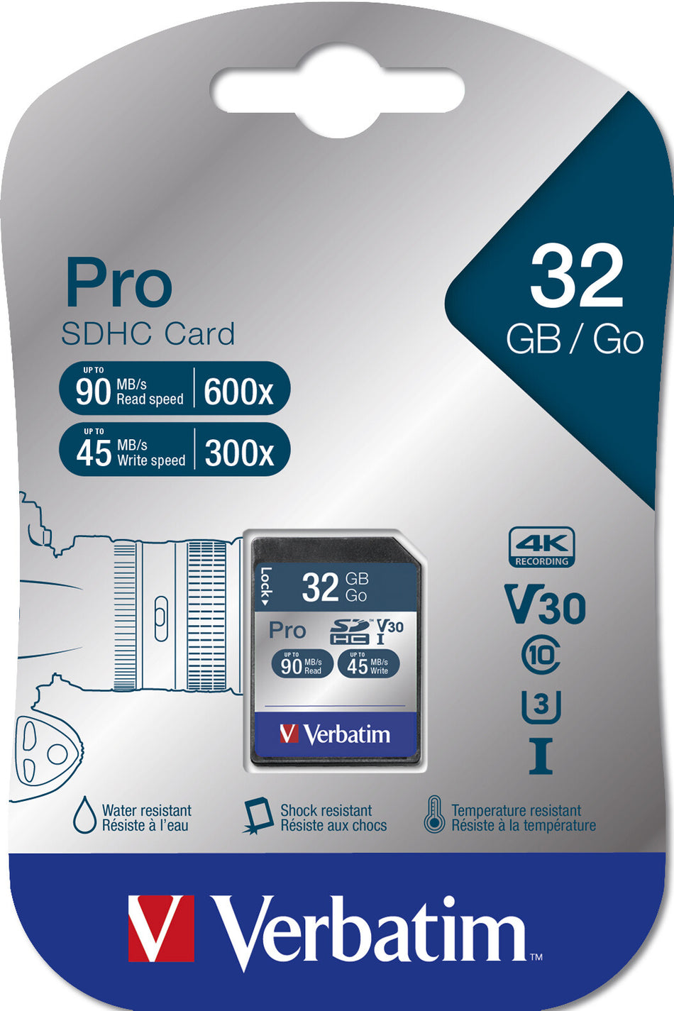 Verbatim Pro 32 GB SDHC UHS Class 10