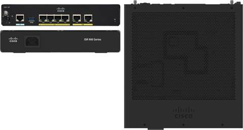 Cisco C921-4P wired router Gigabit Ethernet Black
